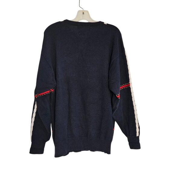 Pringle Of Scotland Men's 100% Cotton Navy Argyle Sweater Size Large - Picture 2 of 5